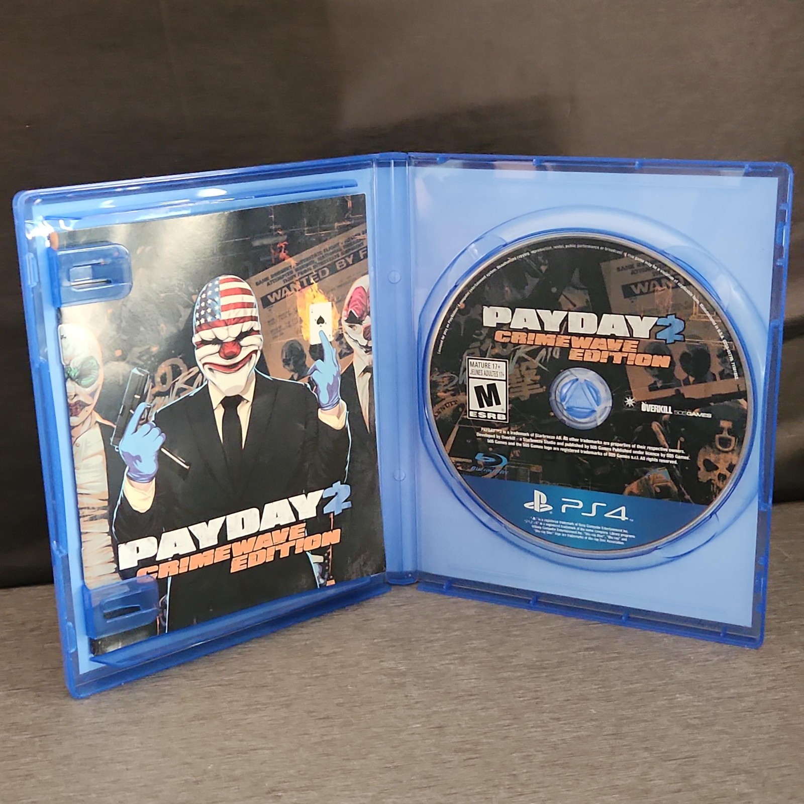 Payday 2 Crimewave Edition Sony PlayStation 4 PS4 Game CIB M NTSC-U/C 505 Games