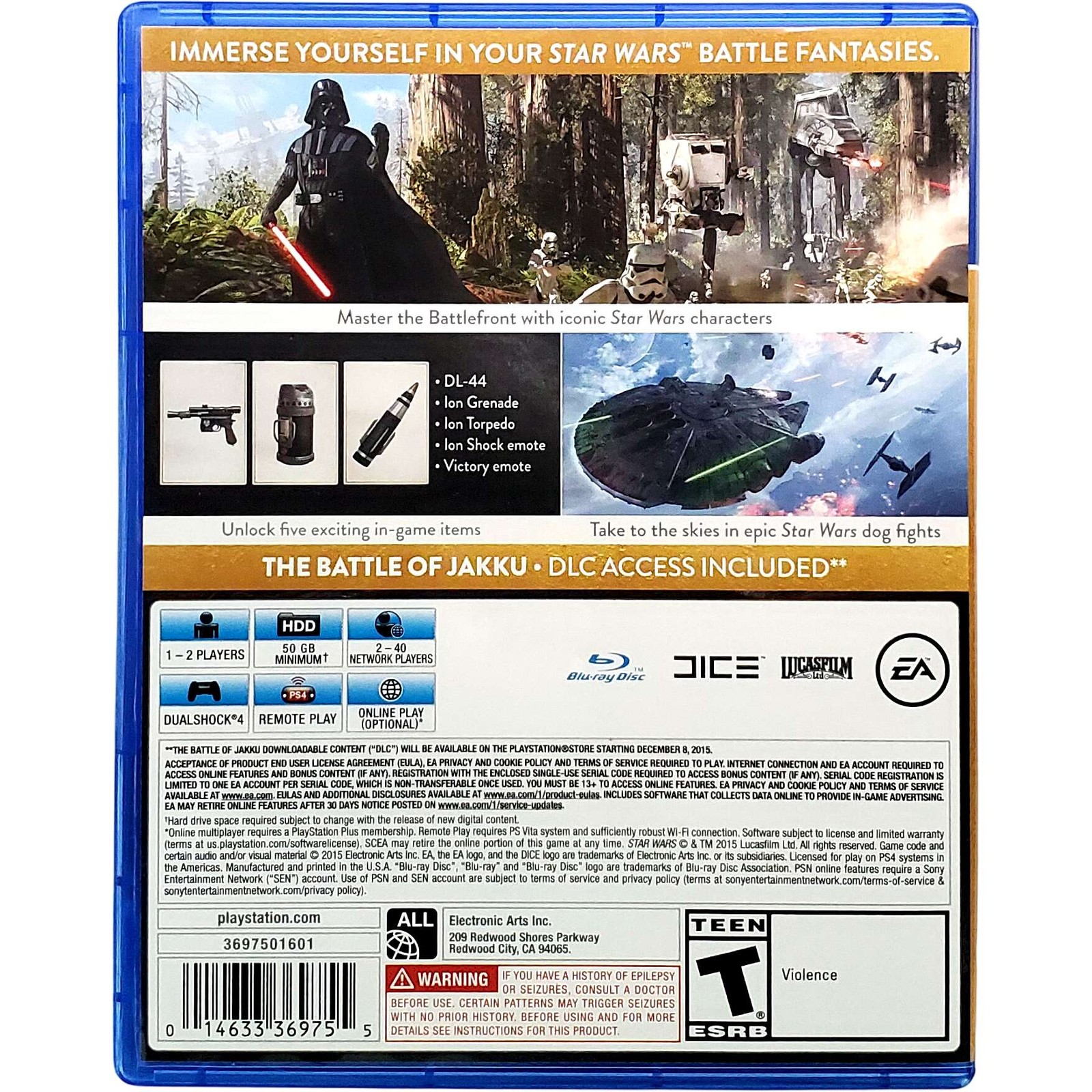 Star Wars Battlefront Deluxe Edition – Sony Playstation 4 PS4 Tested