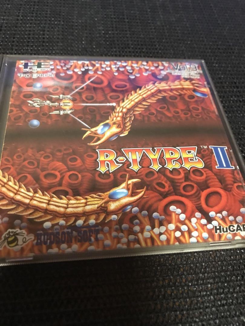 R-TYPE 1 + 2 SET PC Engine HuCARD NEC HUDSON SOFT Tested NTSC-J Shooting hu P 40