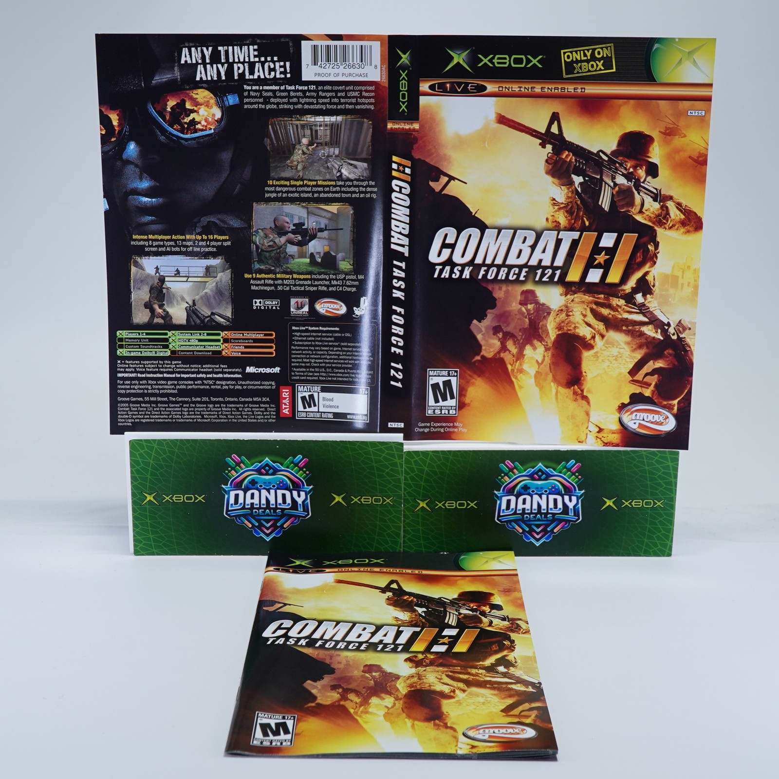 Combat Task Force 121 CIB W/ Manual – Xbox