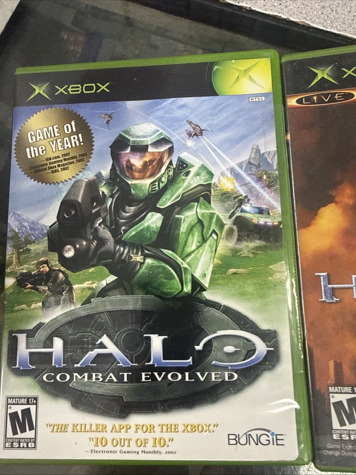 Halo: Combat Evolved 1 & 2 Bundle (Microsoft Xbox, 2001) Original Xbox