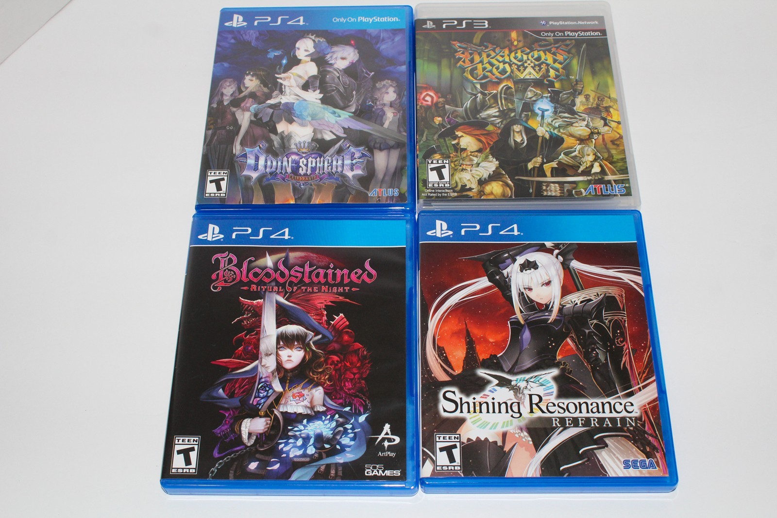 Odin Sphere + Dragon’s Crown + Bloodstained Ritual of Night + Shining Resonance
