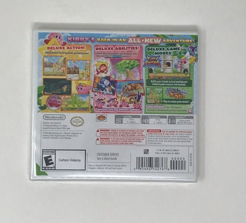Kirby Triple Deluxe World Edition Nintendo 3DS Brand New & Factory Sealed!
