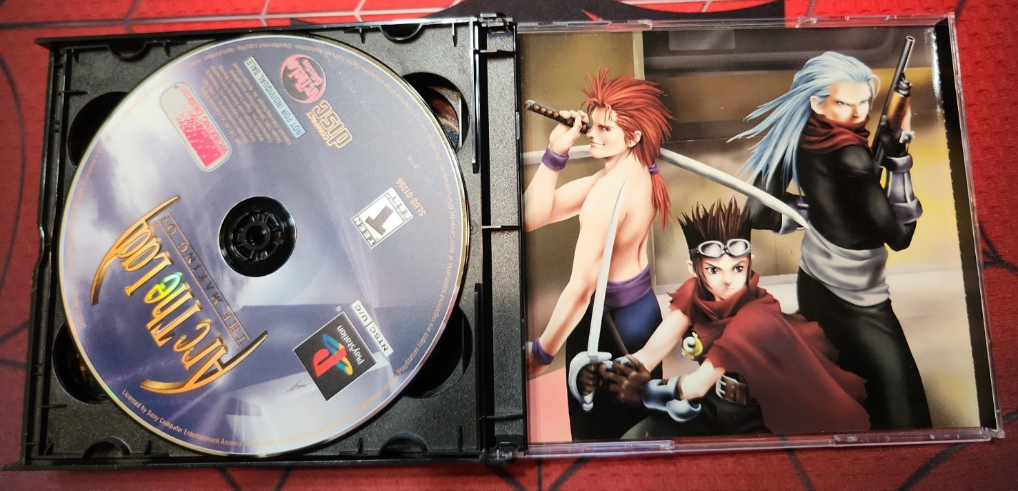 🗡 Arc the Lad Collection (Sony Playstation PS1, 2002) COMPLETE CIB MINT!