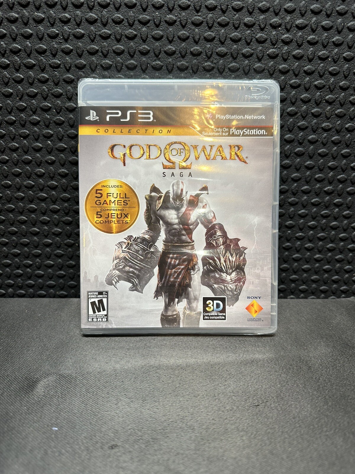 PS3 God of War Saga – Rare French Version – Brand New Factory Sealed Mint!
