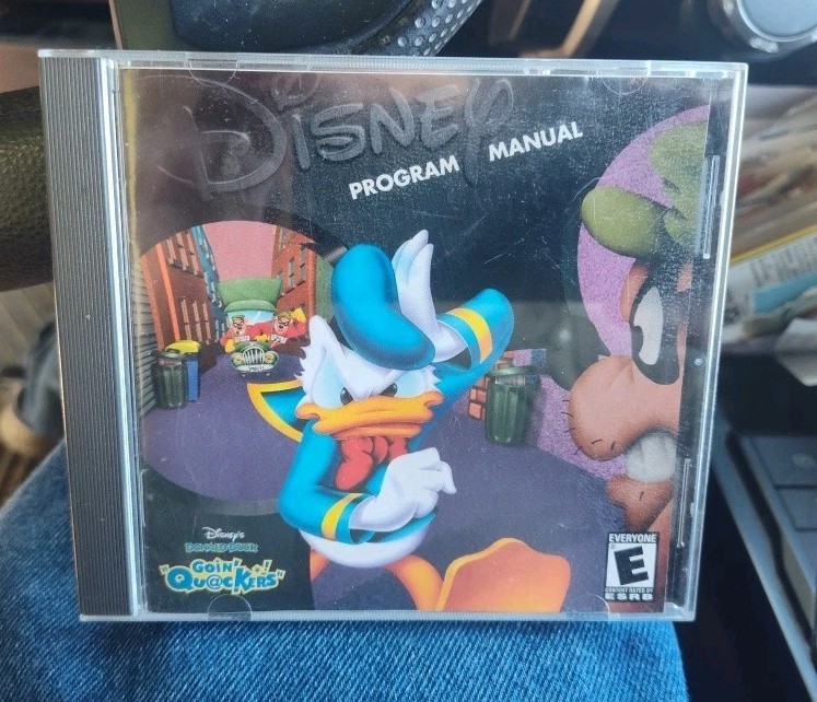 Disney Donald Duck Goin’ Quackers Game Windows 95/98 PC CD-ROM Complete 2000