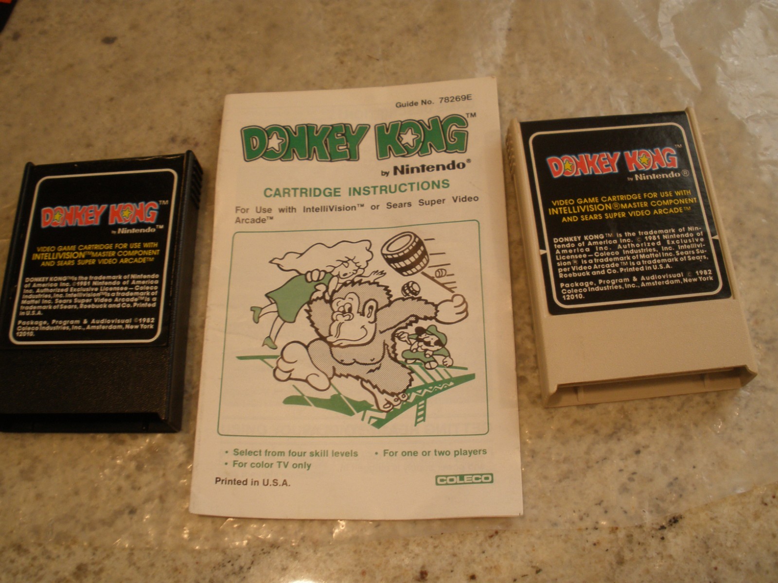 HUGE LOT OF VINTAGE INTELLIVISION GAMES, MANUALS, OVERLAYS (UNTESTED)