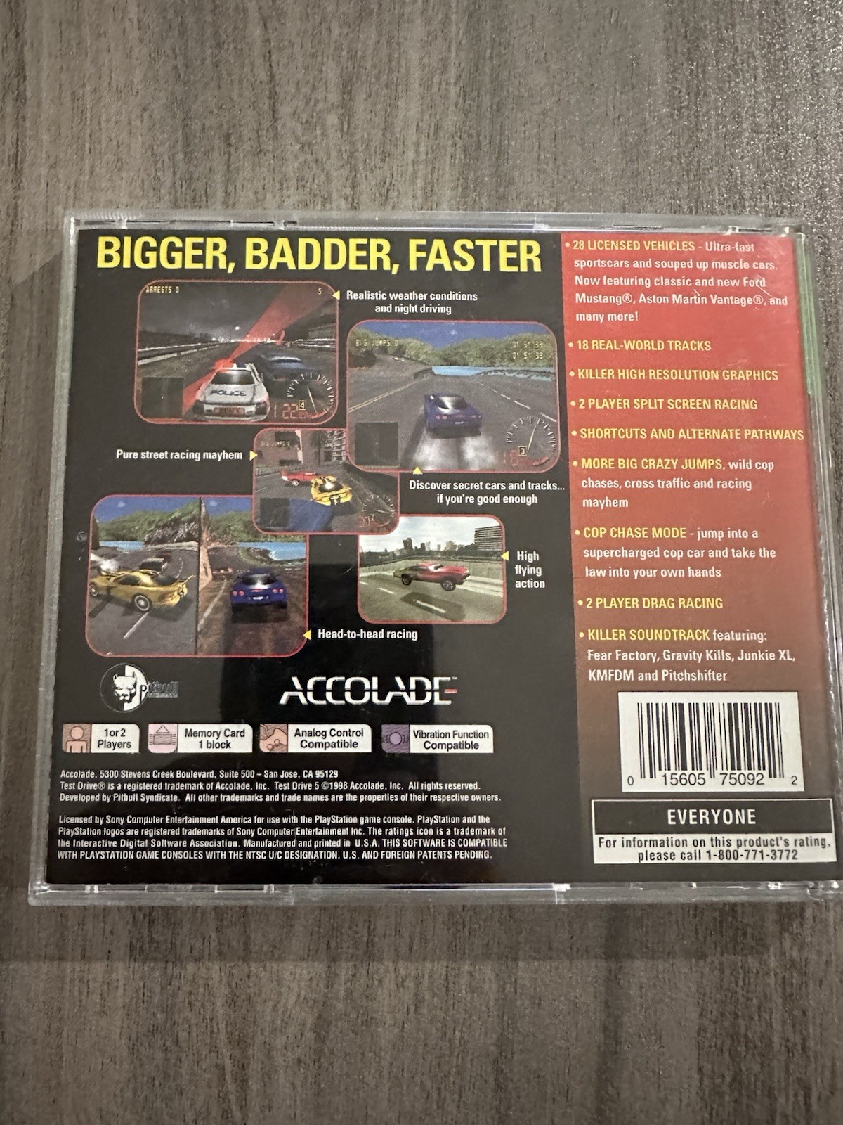 Test Drive 5 (Sony PlayStation 1, 1998)