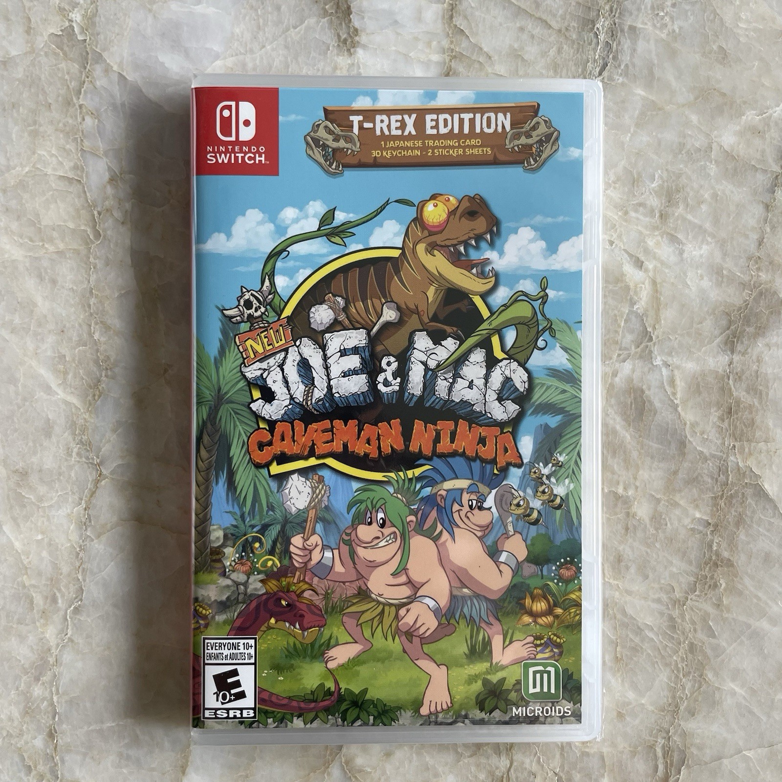 New Joe and Mac: Caveman Ninja T-Rex Edition – Nintendo Switch Sealed