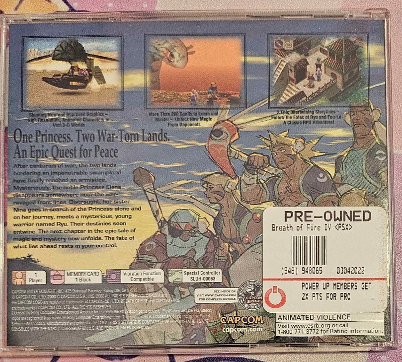 Breath of Fire IV (Sony PlayStation 1) [PS1] – Complete CIB