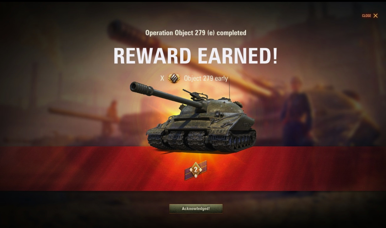 Wold of tanks MISSIONS CAMPAIGN 2 / EXCALIBUR + CHIMERA + Obj 279 within 14 DAYS