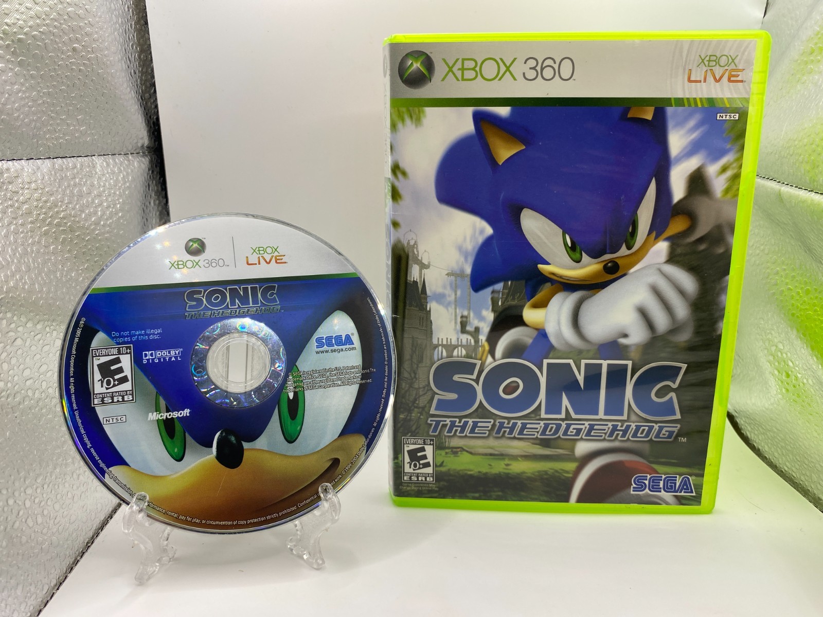Sonic the Hedgehog (Microsoft Xbox 360, 2006) -Tested -No manual