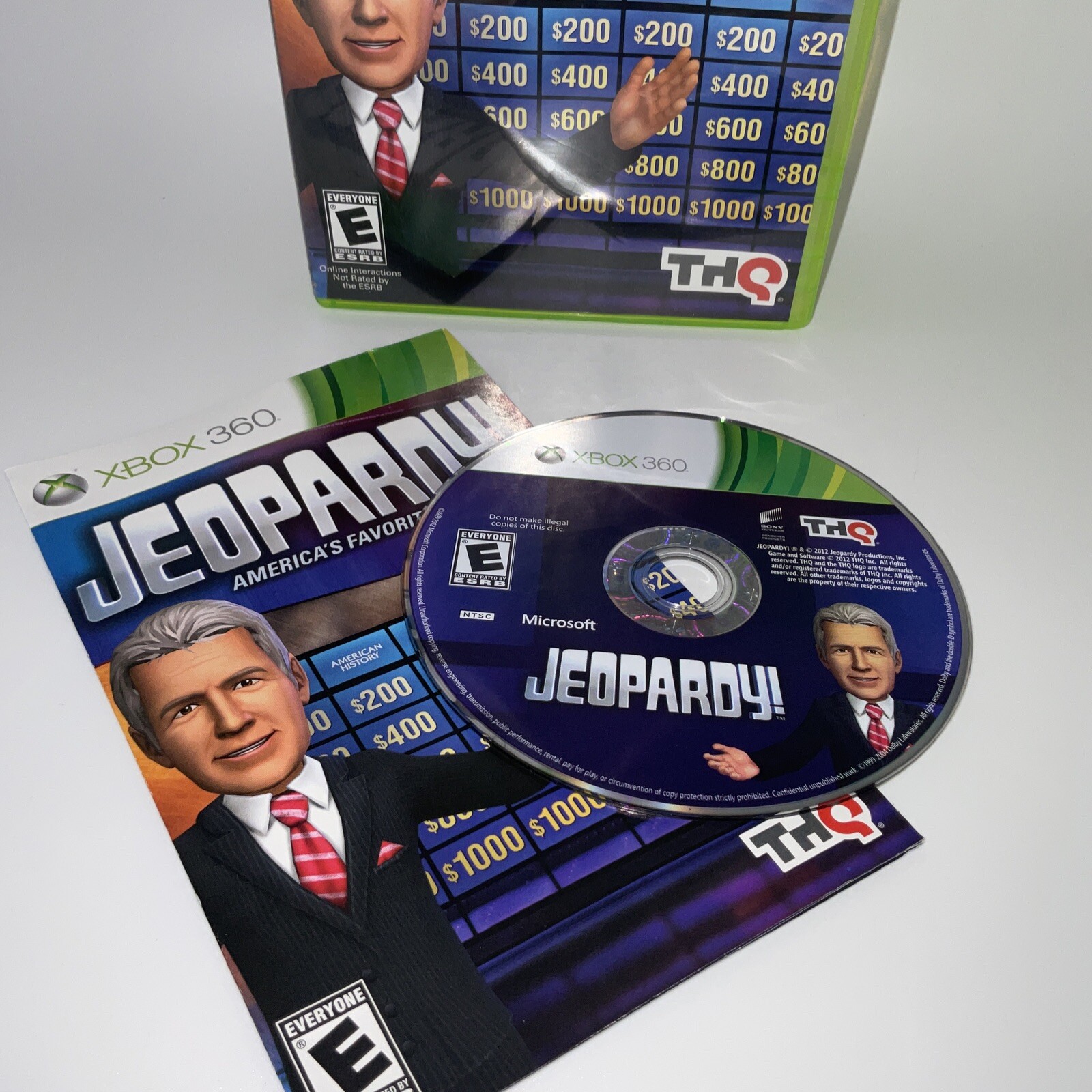 Jeopardy (Microsoft Xbox 360, 2012). CIB Tested Fast Shipping
