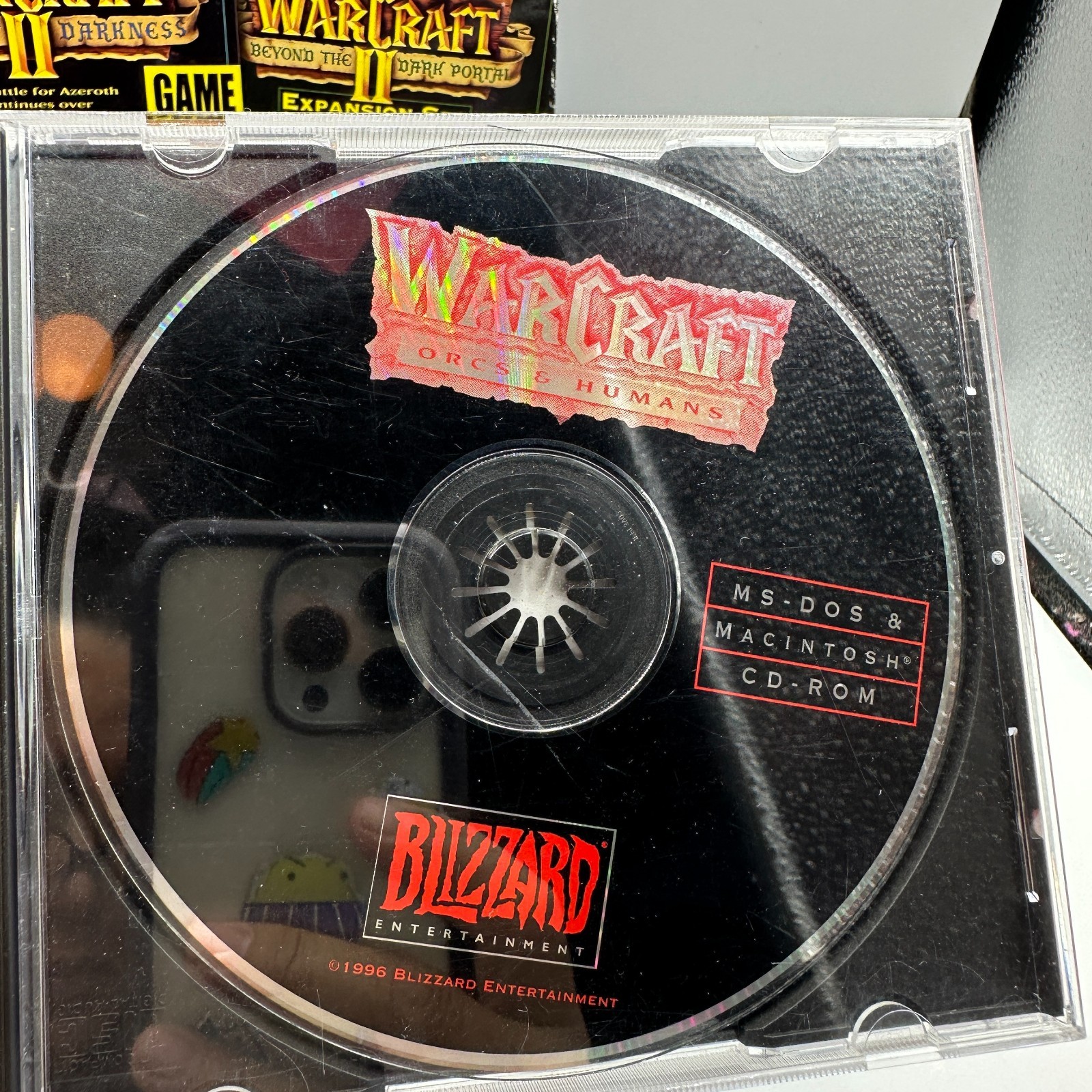 Blizzard Computer Game Warcraft Battle Chest 1996 Windows & Mac Complete
