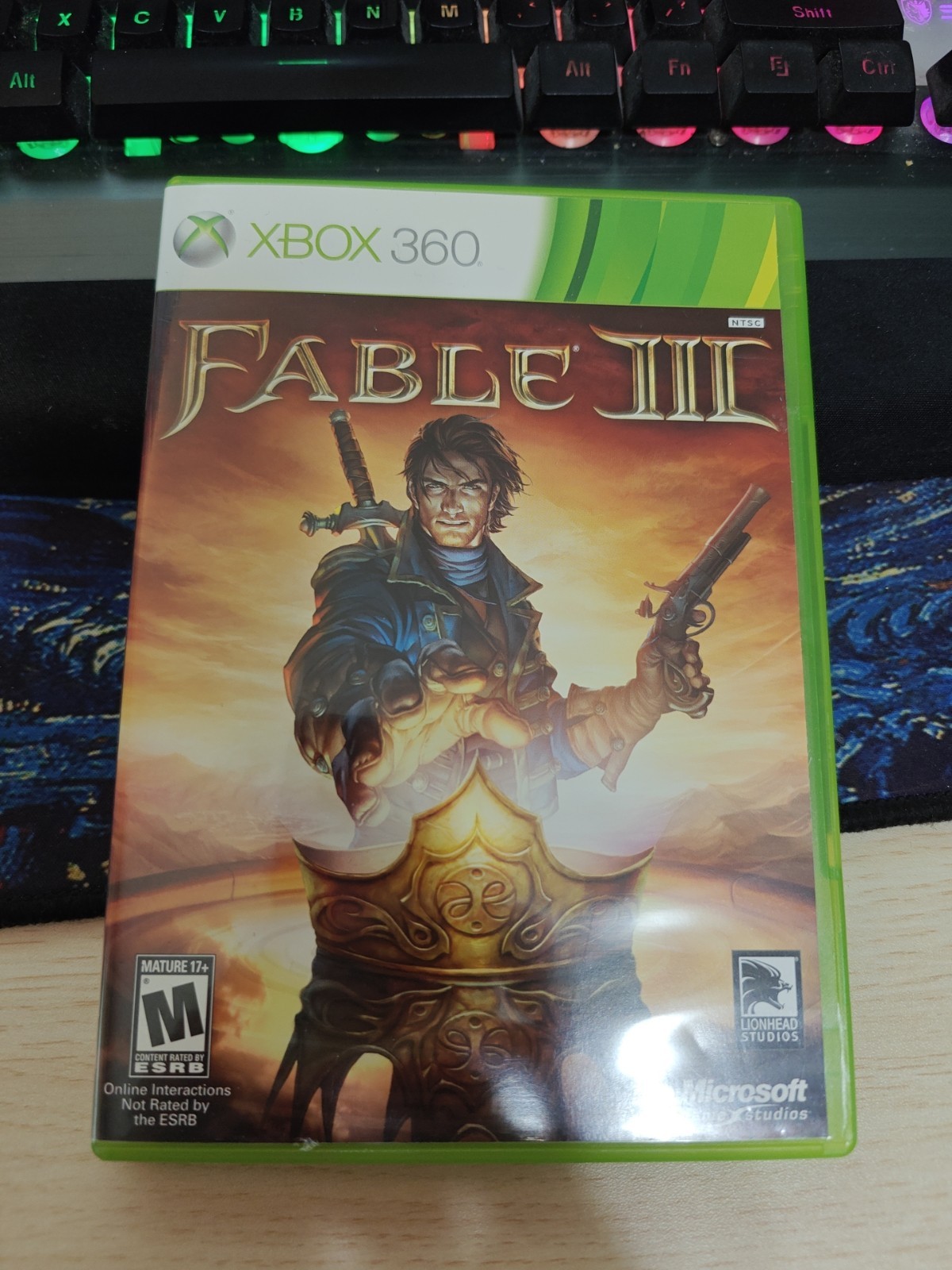 Fable III 3 Xbox 360 – Complete CIB, Nearly Flawless, Working, Sealed Promo Card