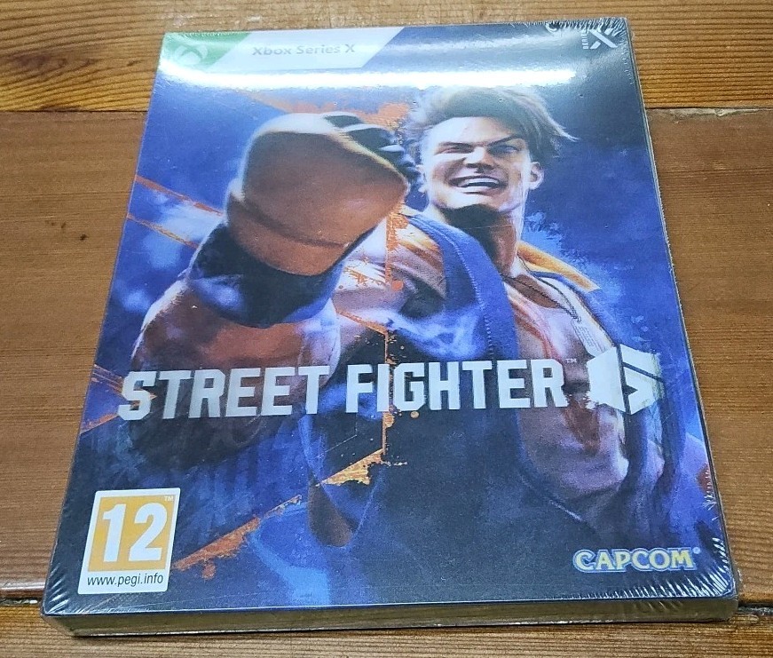 Street Fighter 6 Xbox Series X Game New & Sealed Lenticular Slip Cover