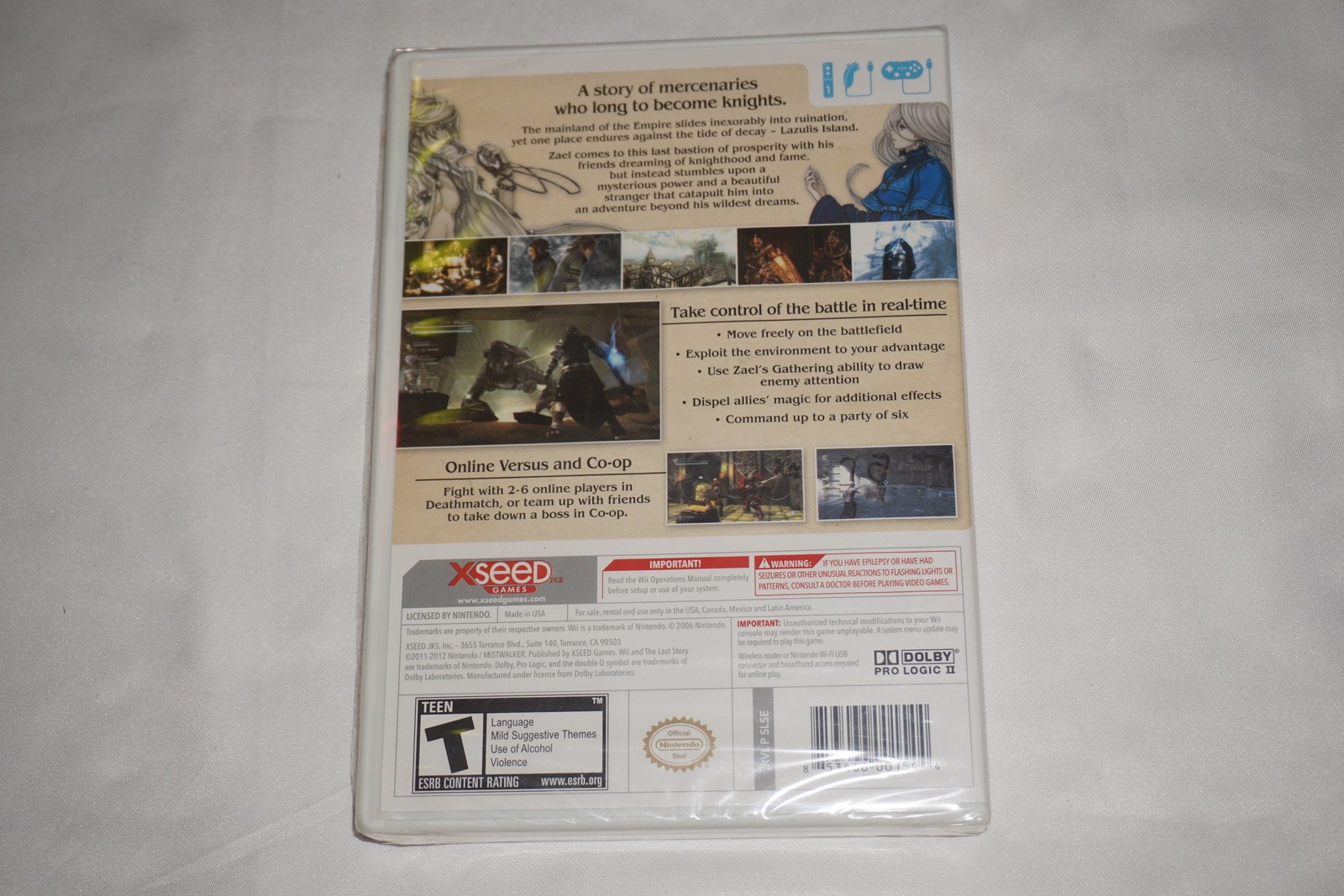 Last Story (Nintendo Wii) NEW Sealed