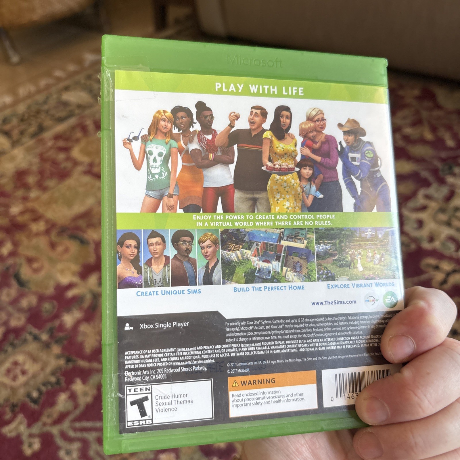 The Sims 4 Microsoft Xbox One-Somewhat Used. Ready for shipping or Local Pickup!