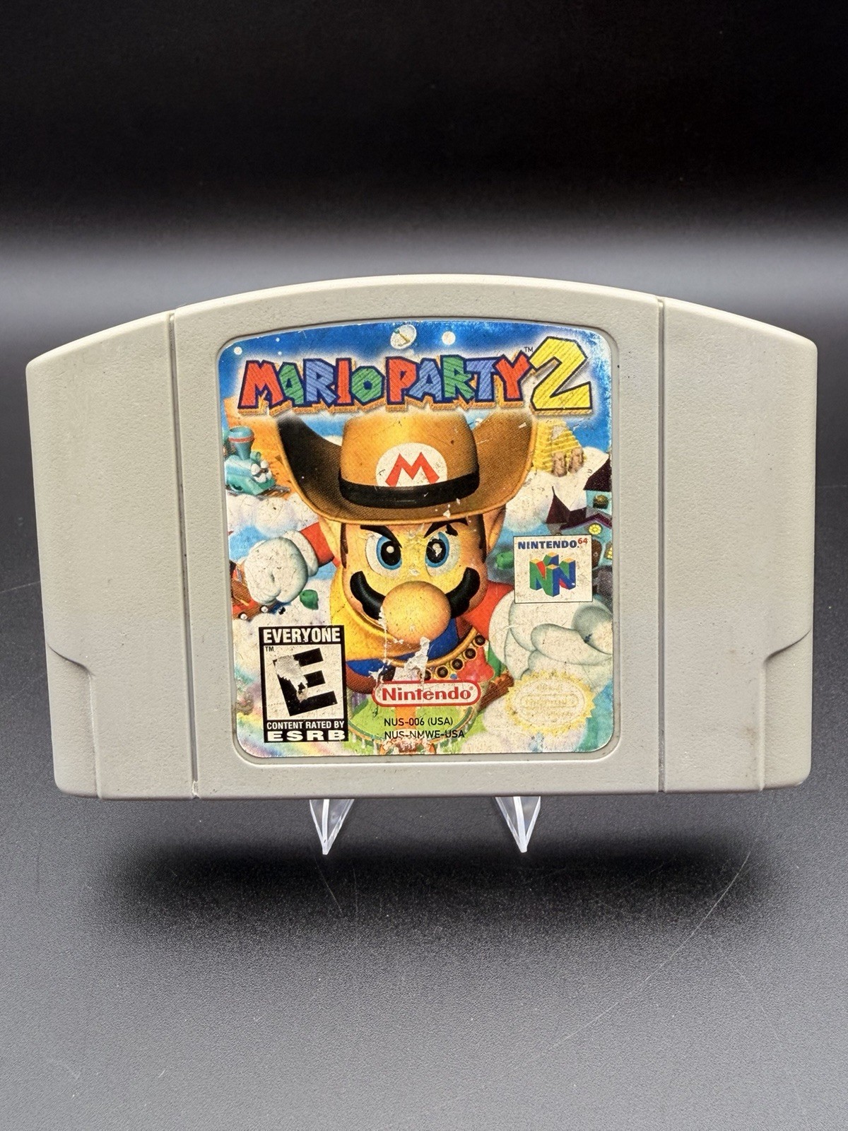Mario Party 2 (Nintendo 64, 2000)-TESTED-AUTHENTIC-FAST SHIPPING!