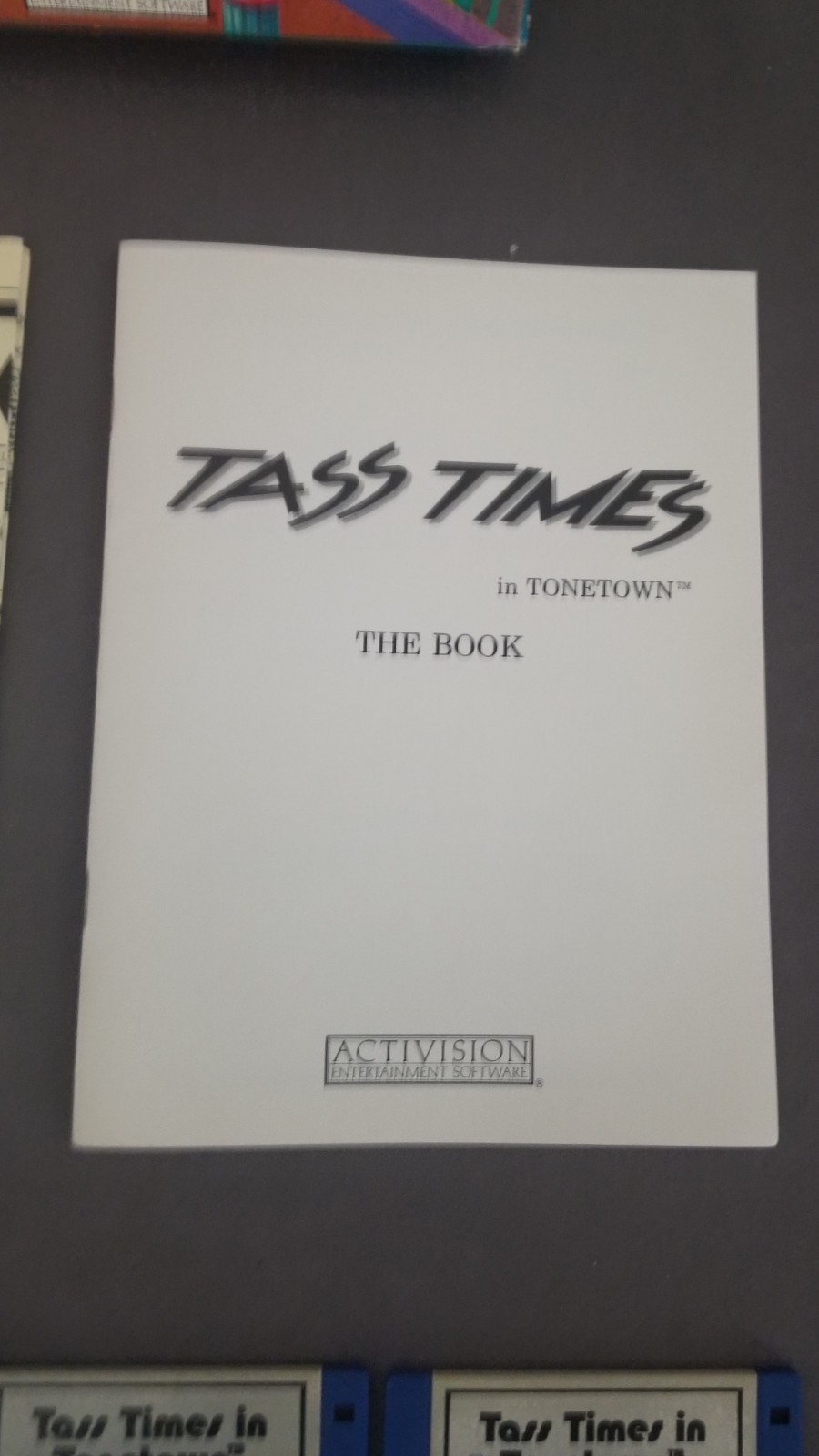 Vintage 1986 Tass Times in Tonetown Atari ST Activision Big Box CIB