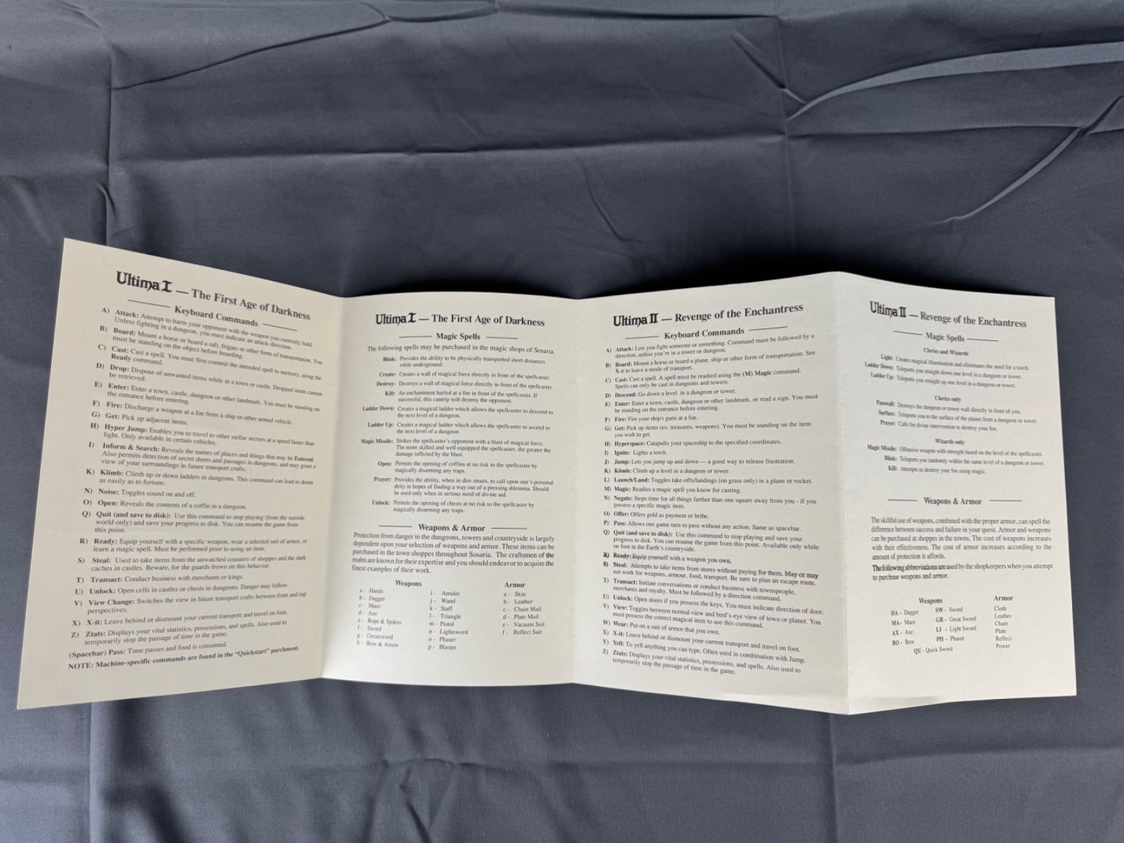 Ultima Trilogy 1-2-3 Apple (Origin Systems)