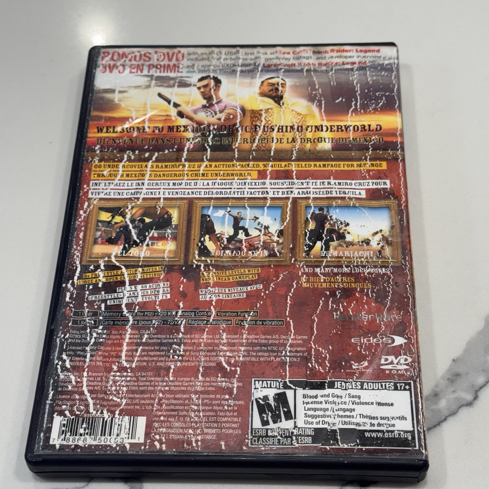 Total Overdose: Gunslinger’s Tale in Mexico (PS2) VGC Disc Complete CIB Manual