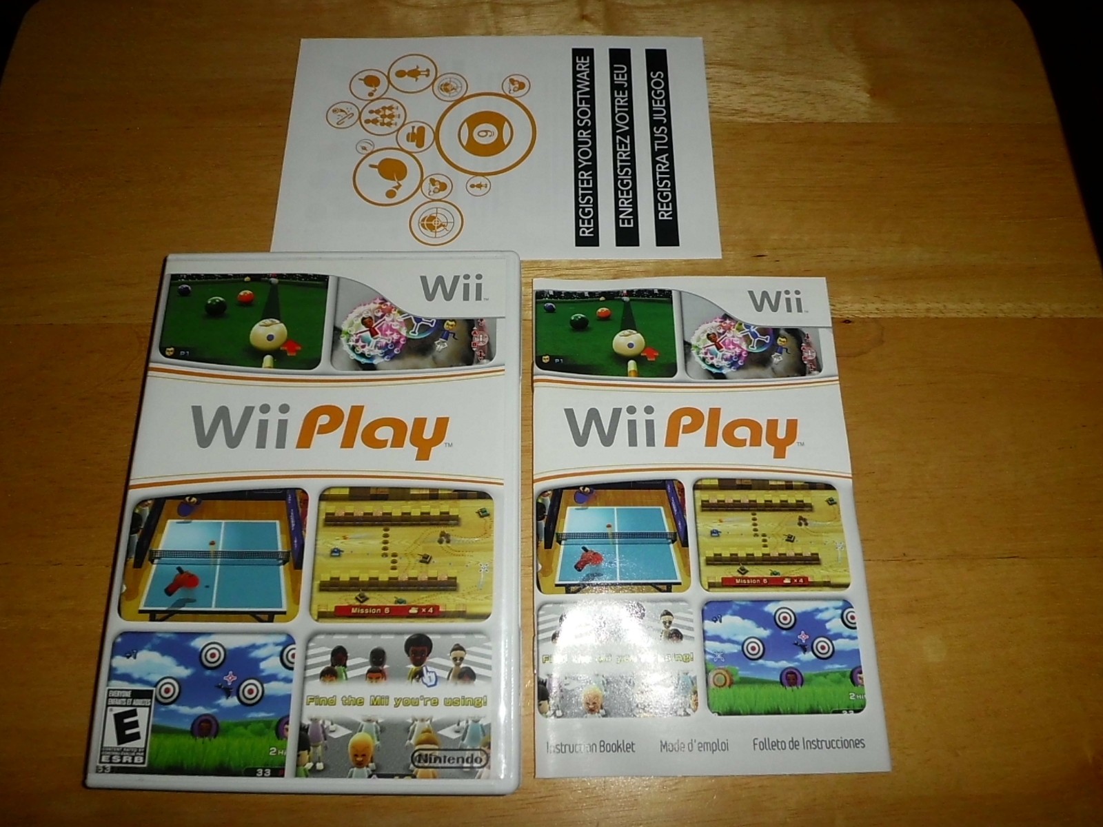 Nintendo Wii Game – Wii Sports (2006; RVL-006) Disc ONLY! Wii Play items inc.