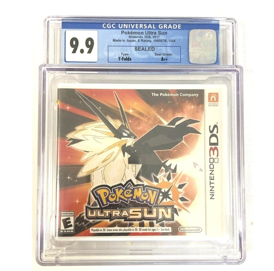 Pokemon Ultra Sun – Nintendo 3DS CGC GRADED 9.9 A++