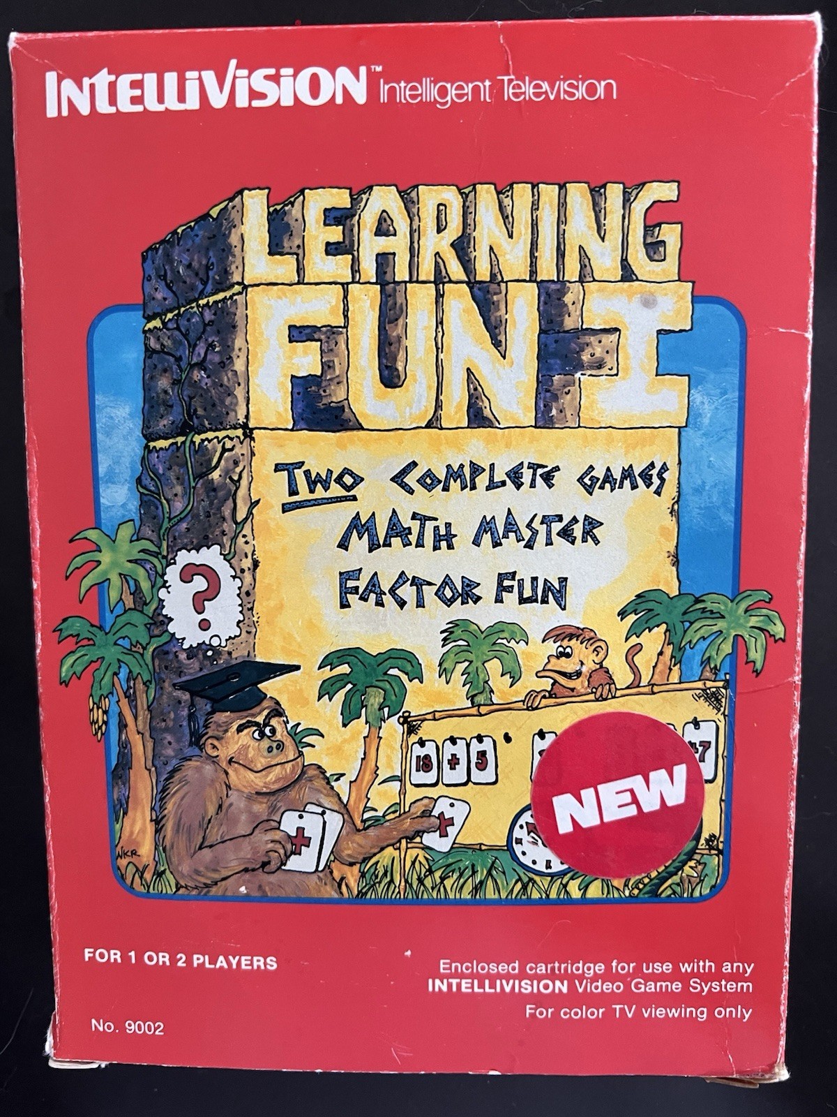 Intellivision INTV Learning Fun I (CIB); Excellent Condition VERY RARE!