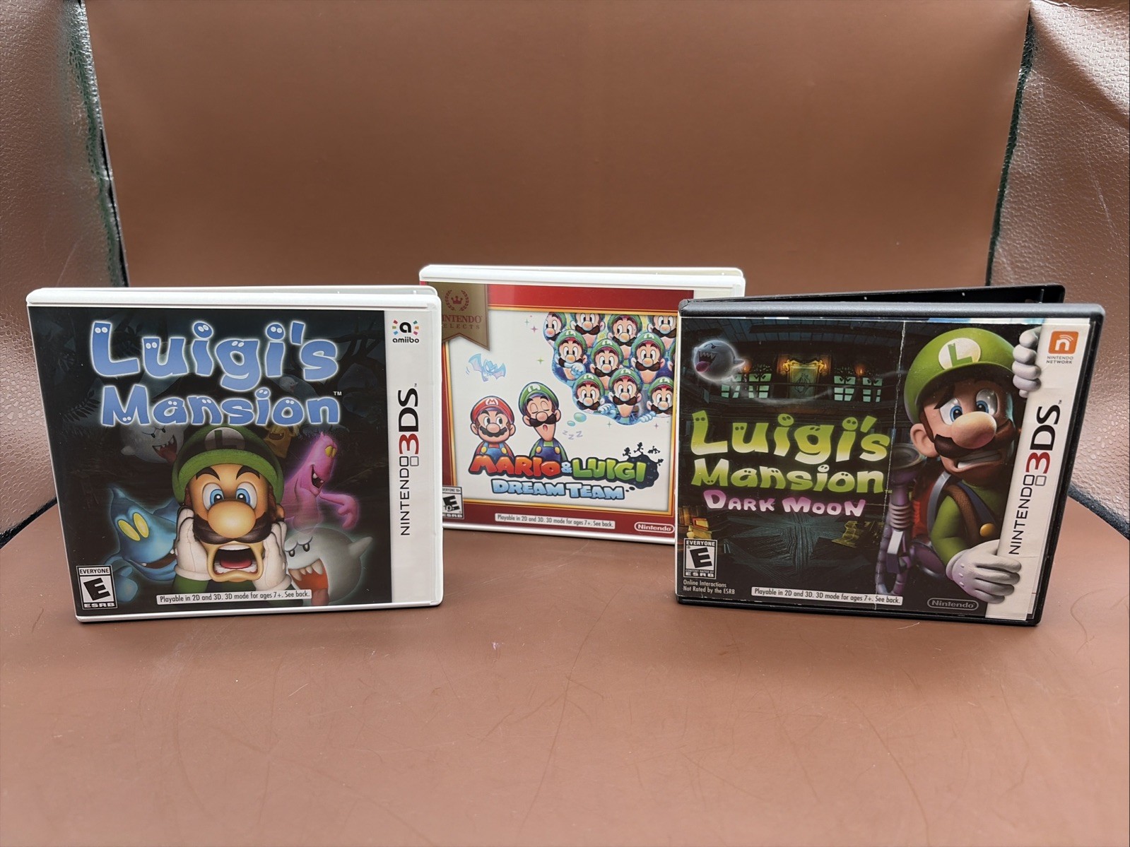 Nintendo 3DS: Luigi’s Mansion Luigi’s Mansion Dark Moon Mario & Luigi Dream Team