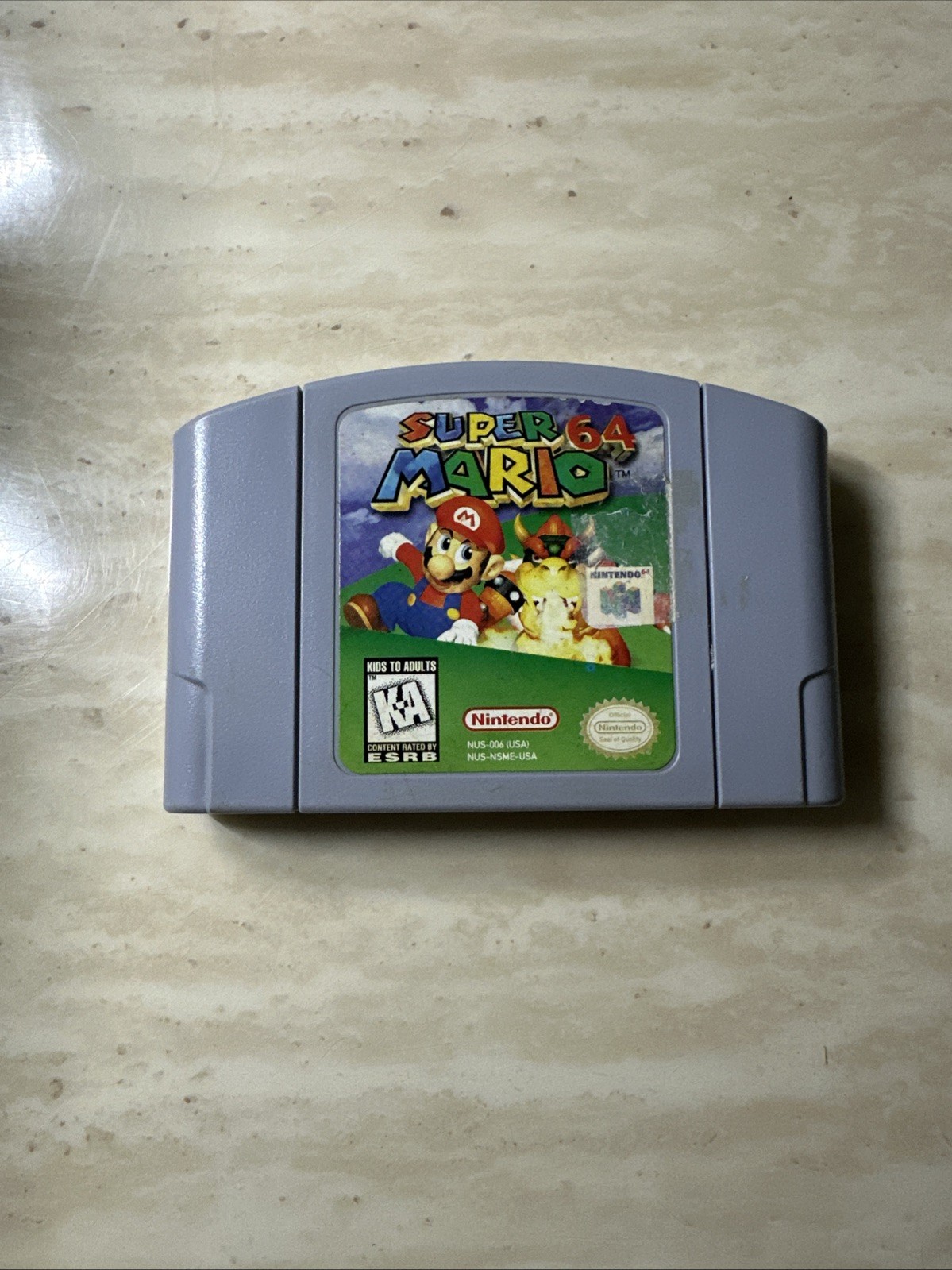 Super Mario 64 Nintendo 64 N64 1996 Authentic Game Cartridge Tested 🤩