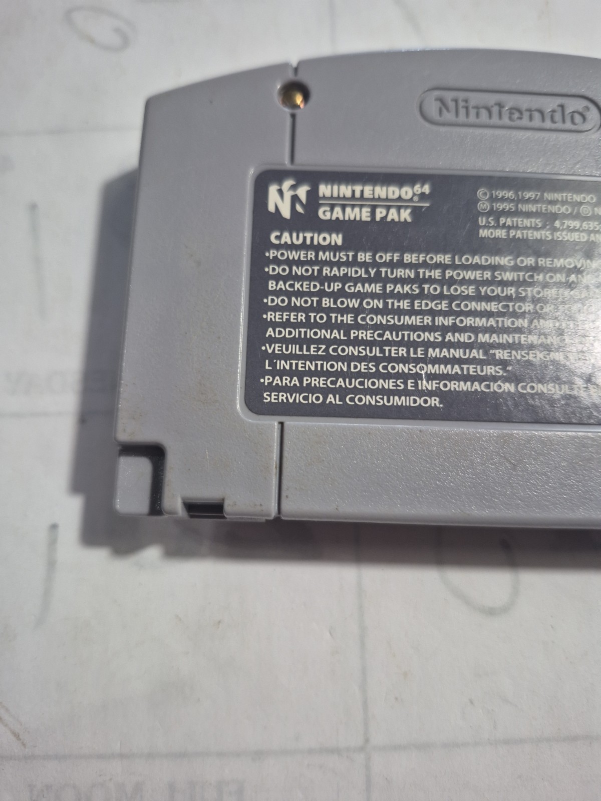 Rareware Perfect Dark Nintendo 64 N64 Game Cartridge Shooter Multiplayer M