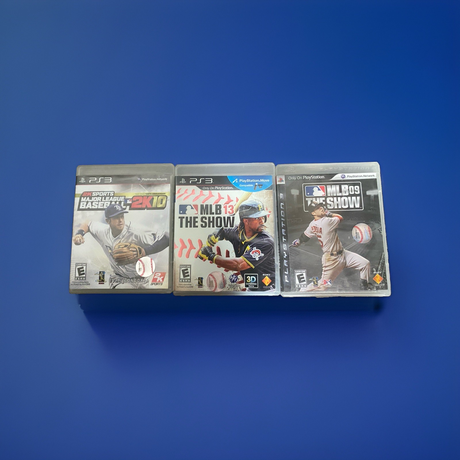 PS3 Baseball Video Game Bundle – MLB 13 The Show, MLB 09 The Show, MLB 2K10