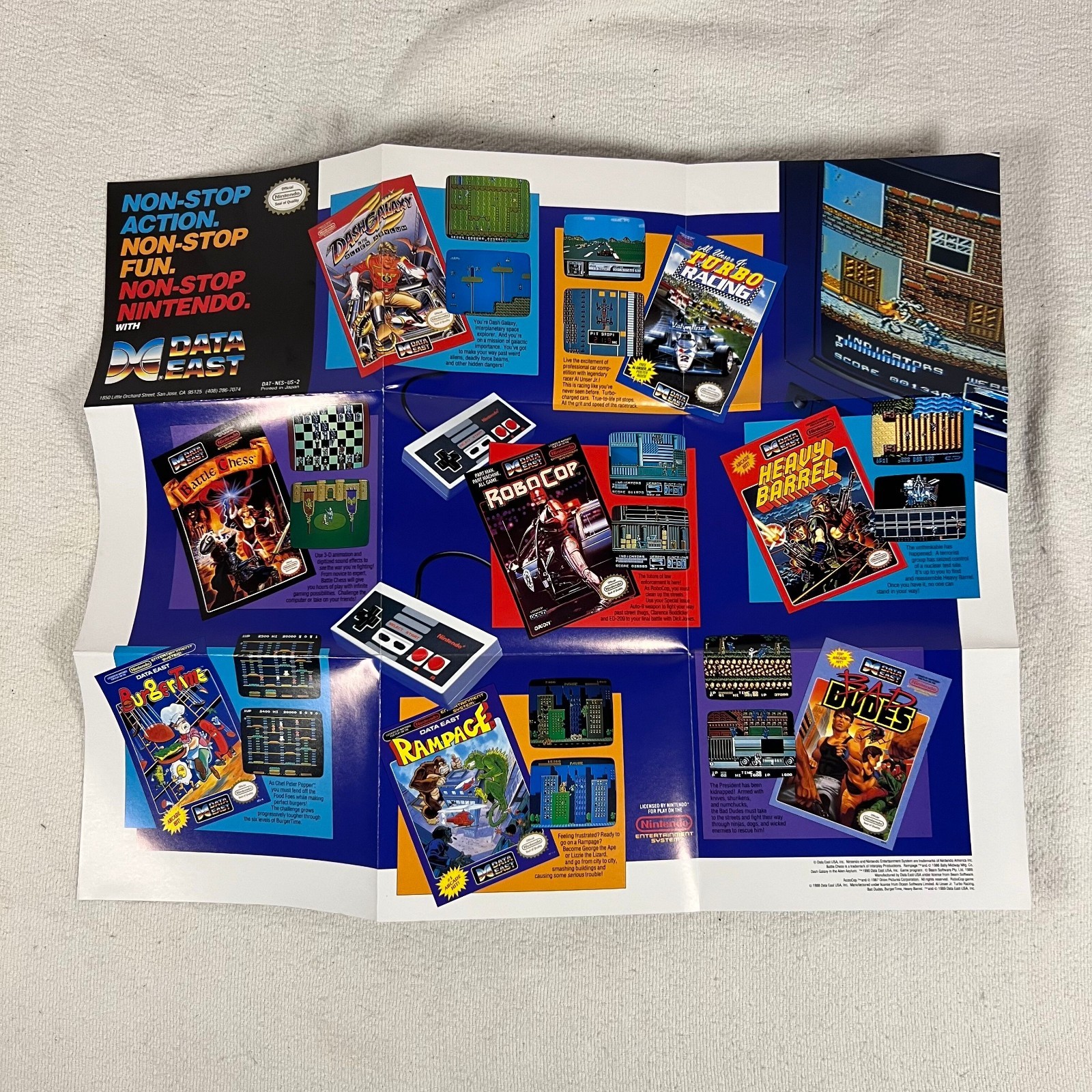 RoboCop 2 (Nintendo Entertainment System, 1991) CIB Complete Manual Inserts