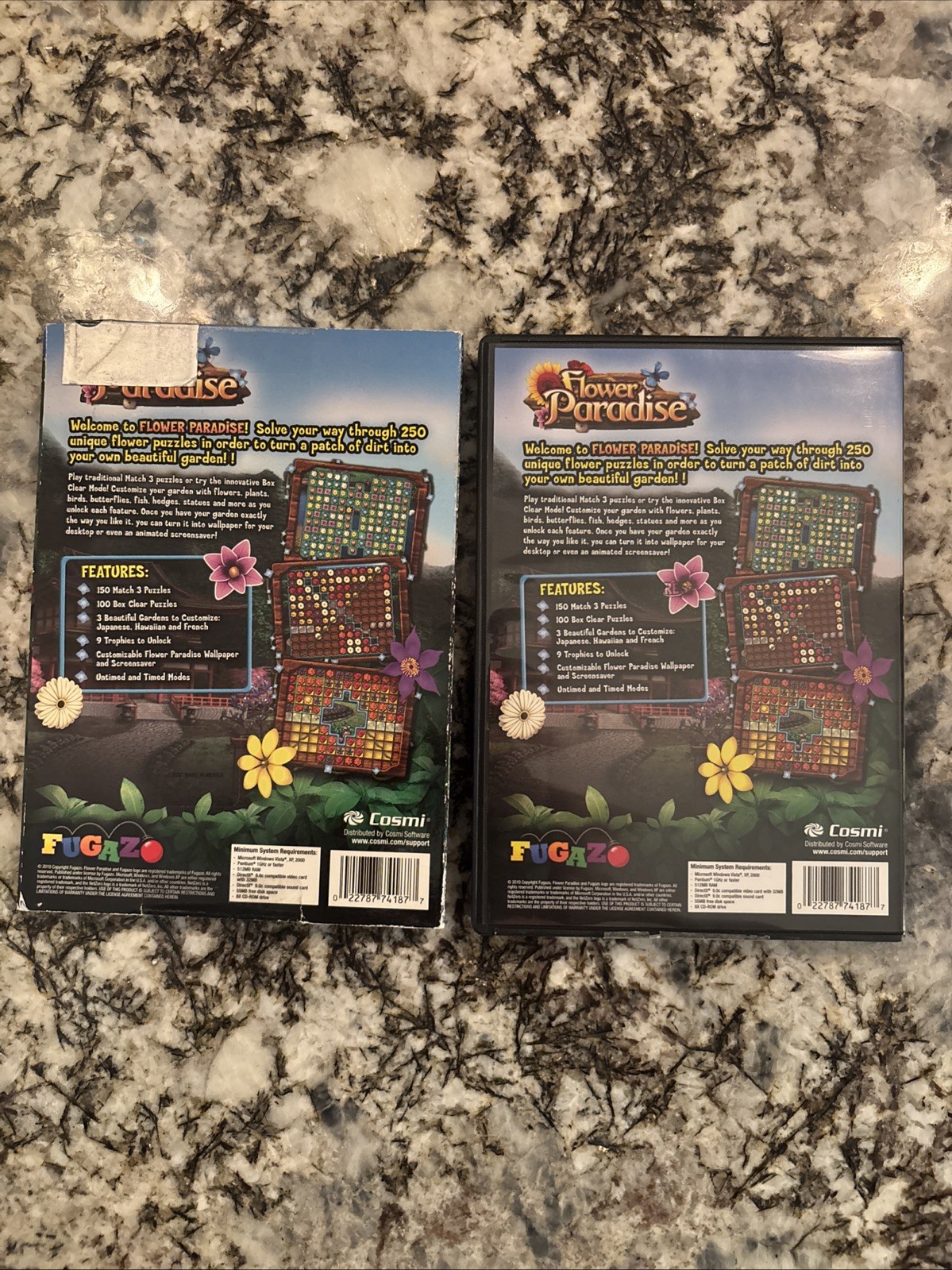 Flower Paradise PC Computer Game FAST Shipping Fun Game Matching