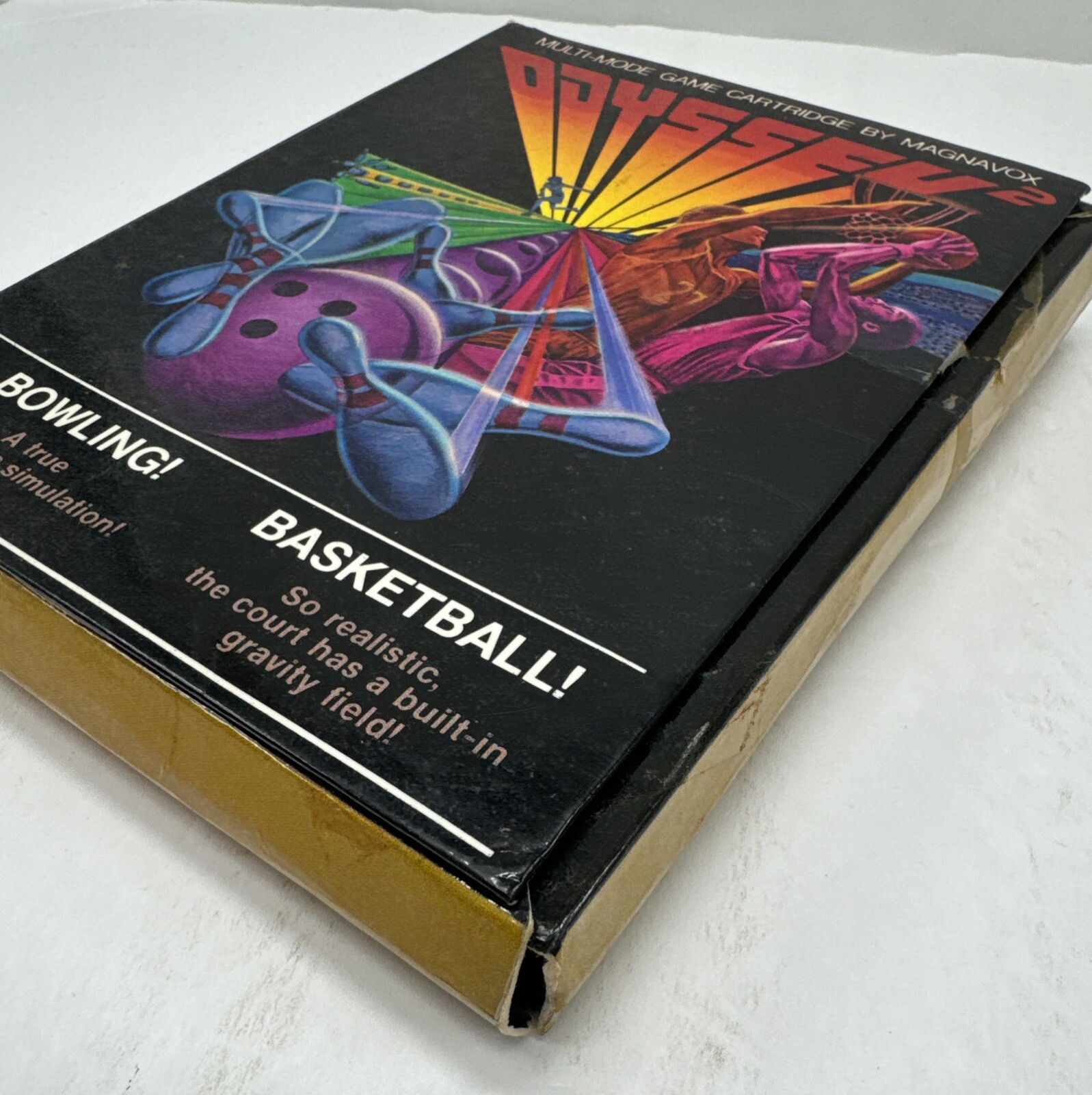 Magnovox Odyssey 2 Bowling & Basketball Game in original box w/ instructions
