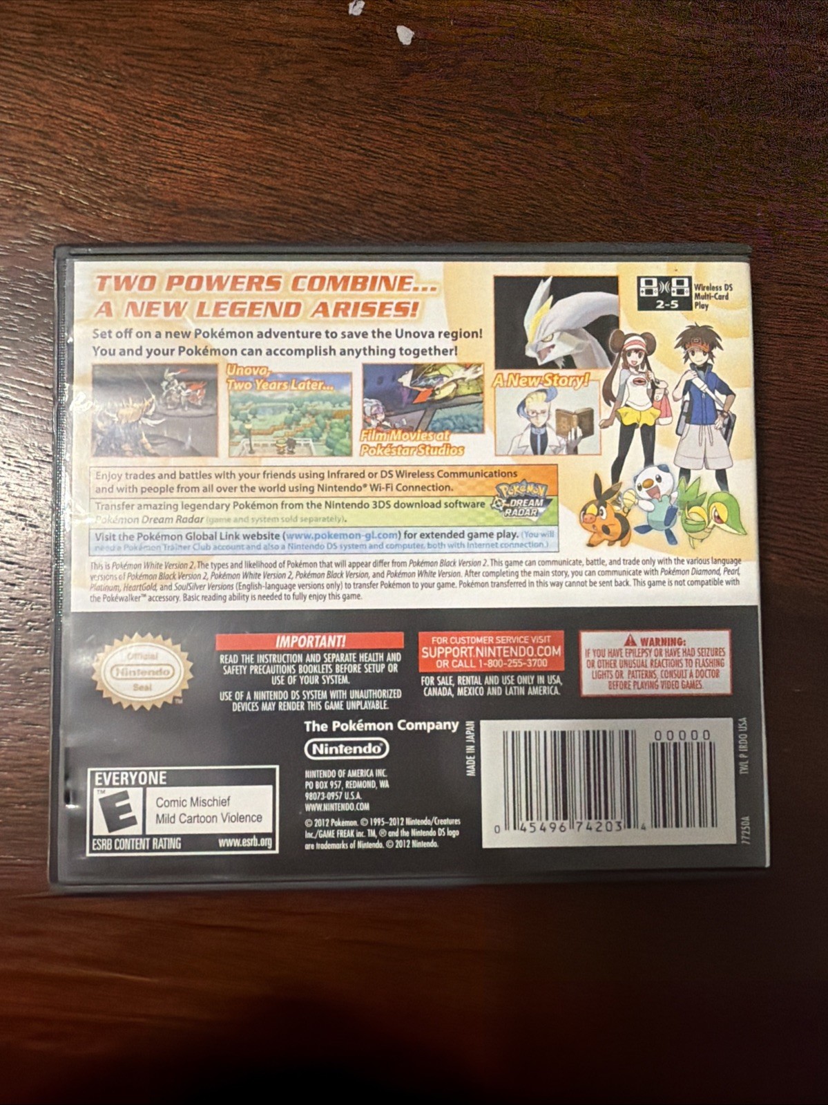 Authentic Pokemon White 2 Version – Nintendo DS CIB -READ DESC SOLD AS IS