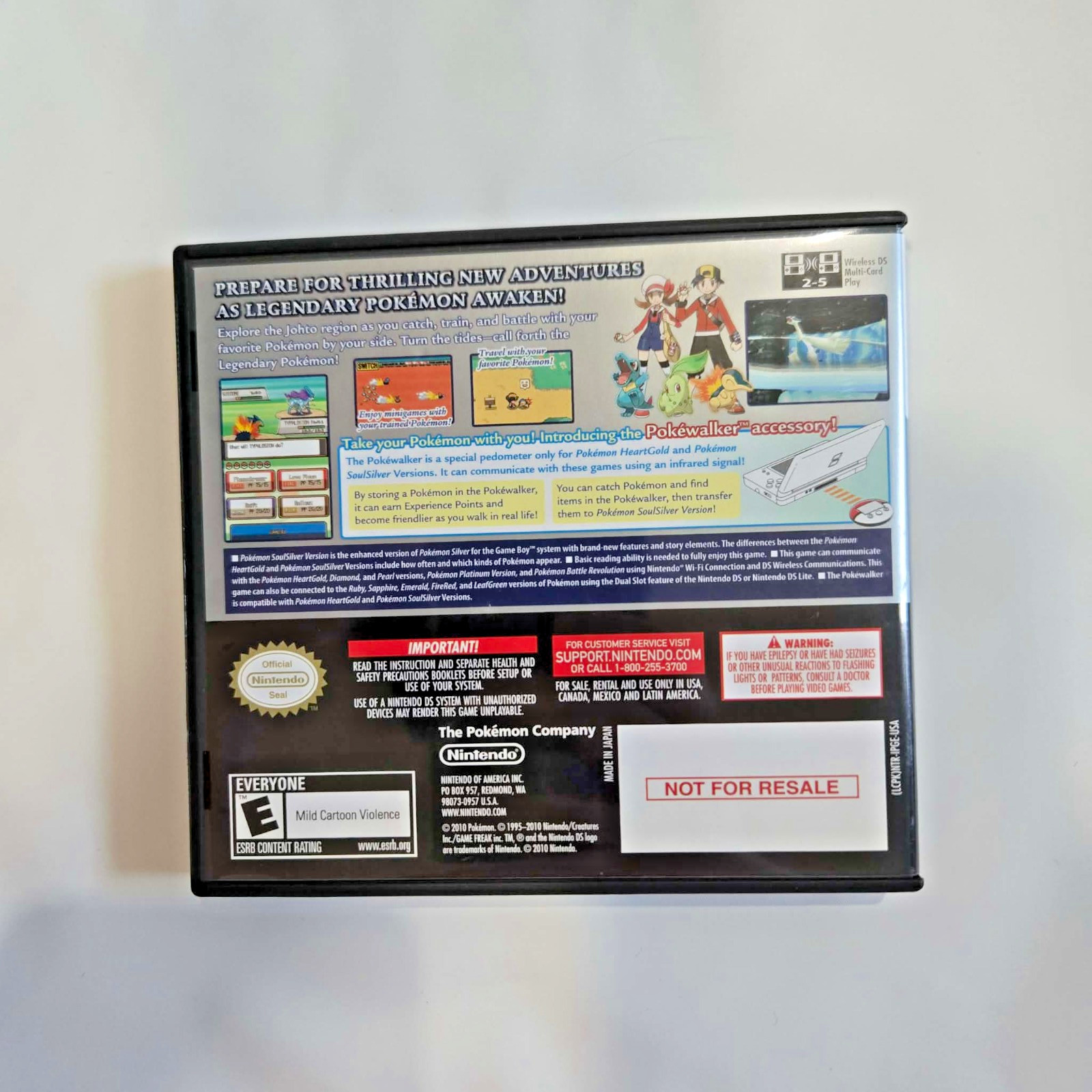 Pokemon: SoulSilver Version Nintendo DS, 2010 Complete CIB Authentic – Tested