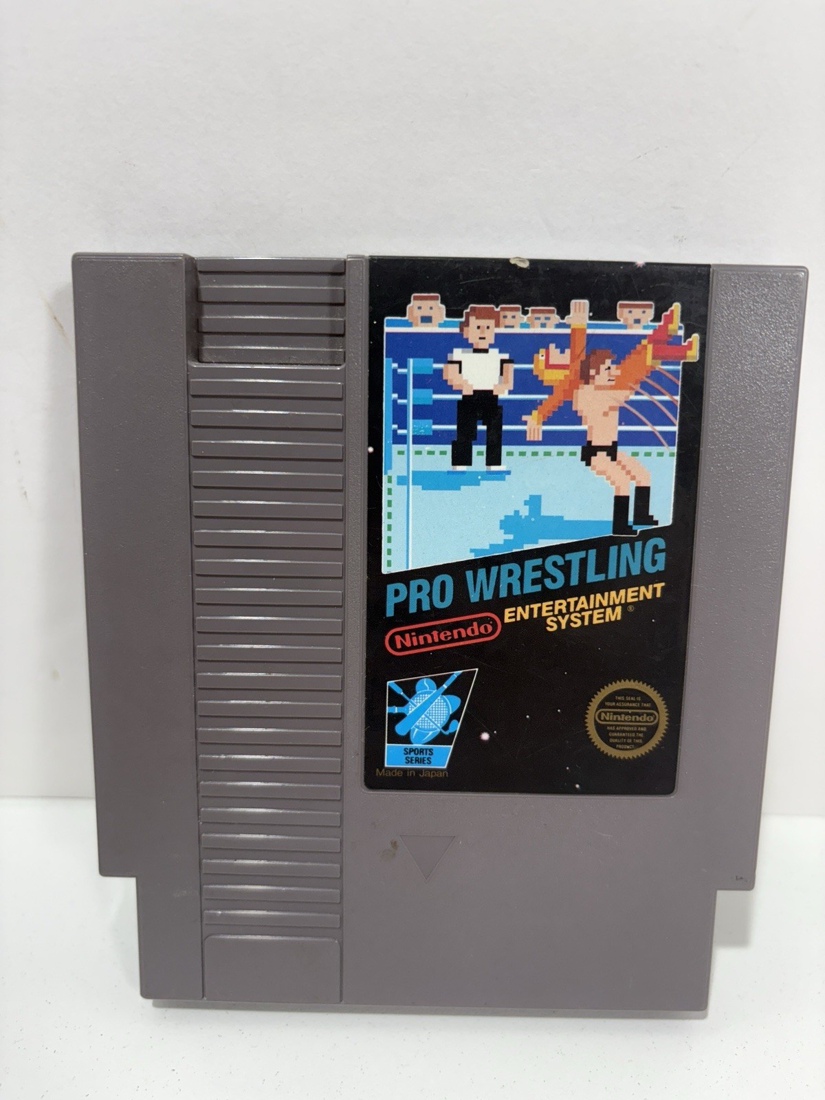Pro Wrestling NES Nintendo Cartridge & Original Nintendo Sleeve Rare