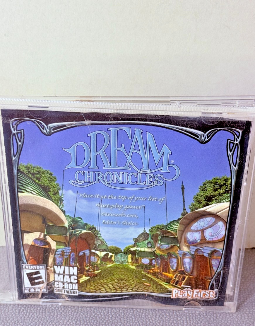 Dream Chronicles PC CD-ROM 2007 PlayFirst Fantasy Puzzle Adventure