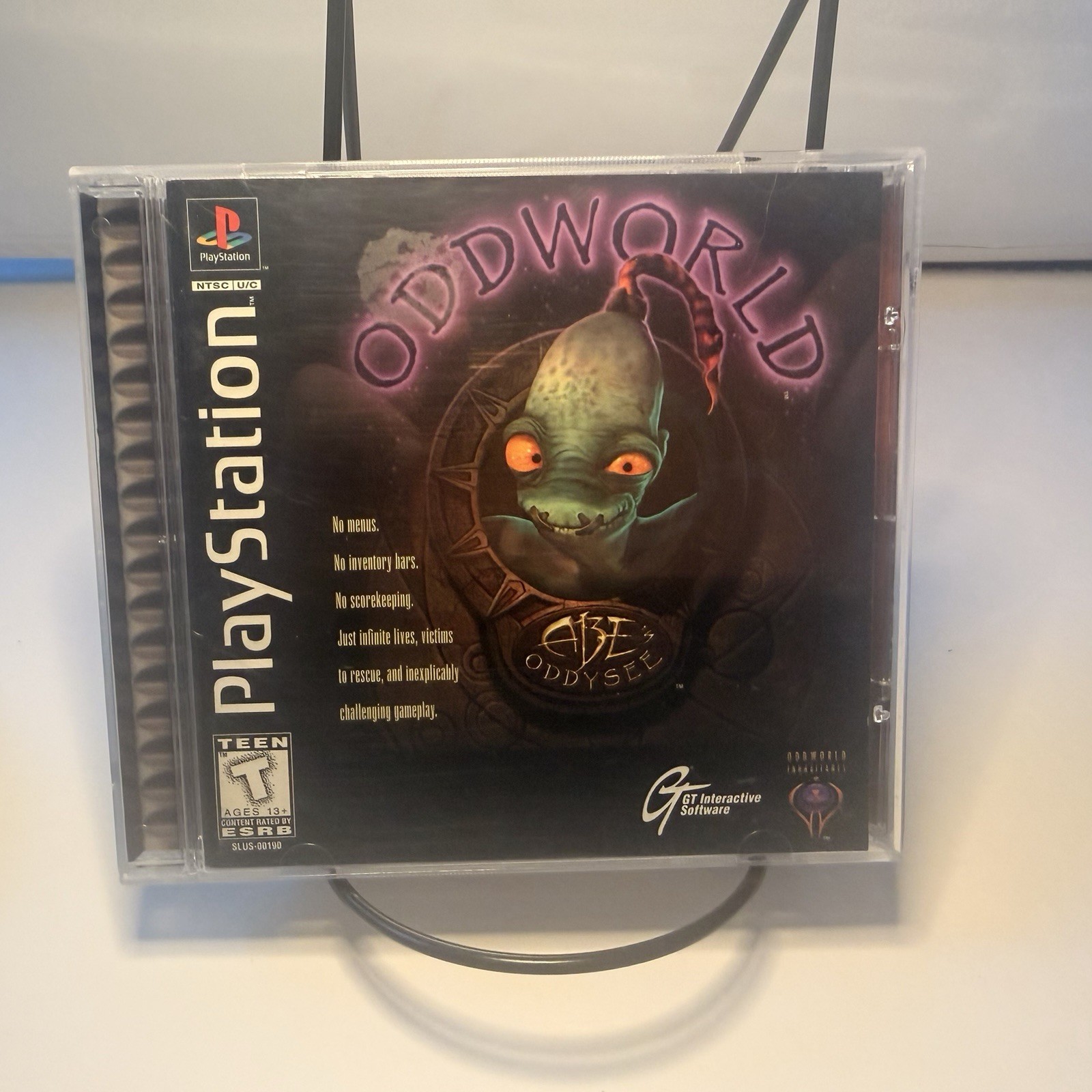 GT Interactive Oddworld: Abe’s Oddysee PS1 NTSC-U/C w/ Manual Action T