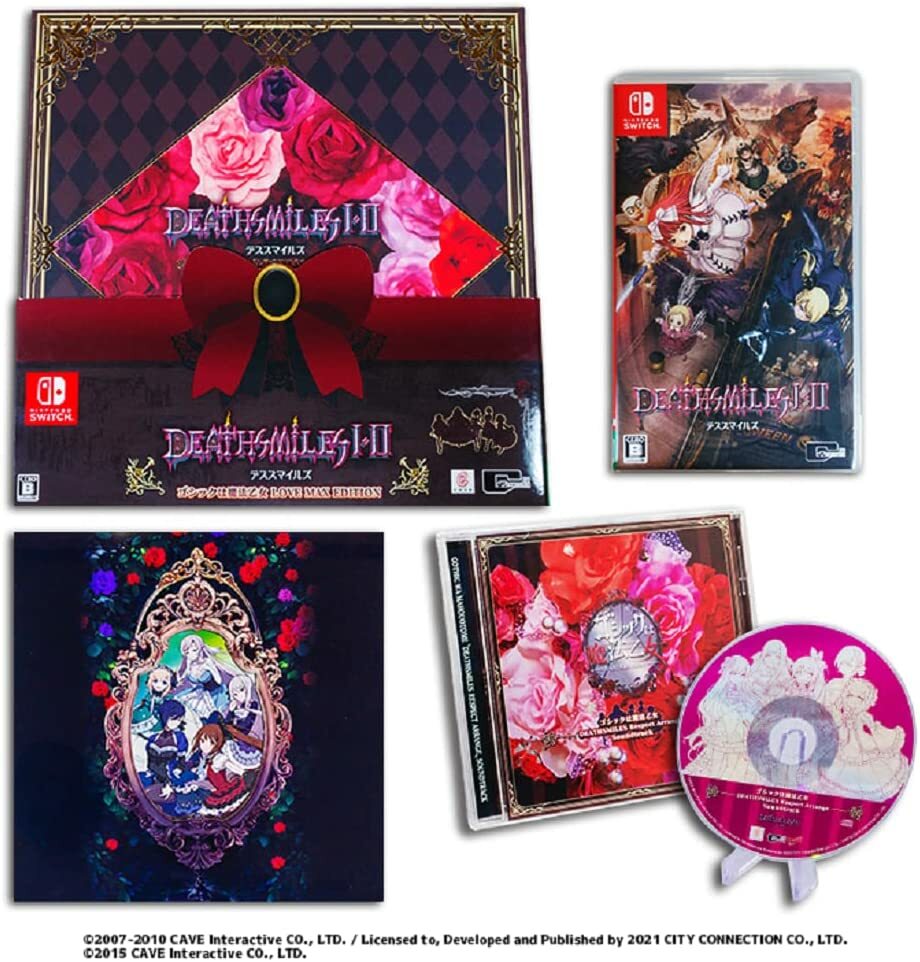 New Nintendo Switch Deathsmiles I & II LOVE MAX EDITION Soundtrack CD Box Japan