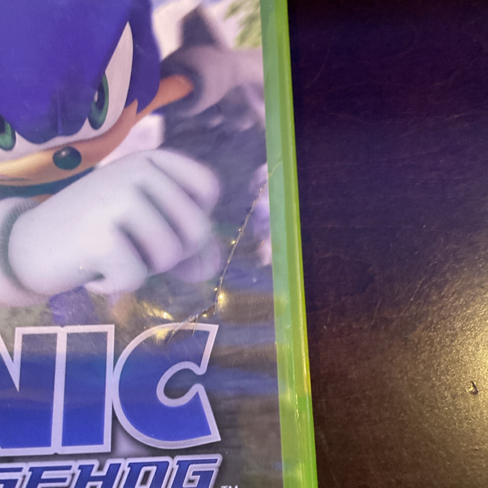 SEGA Sonic the Hedgehog Xbox 360 no game