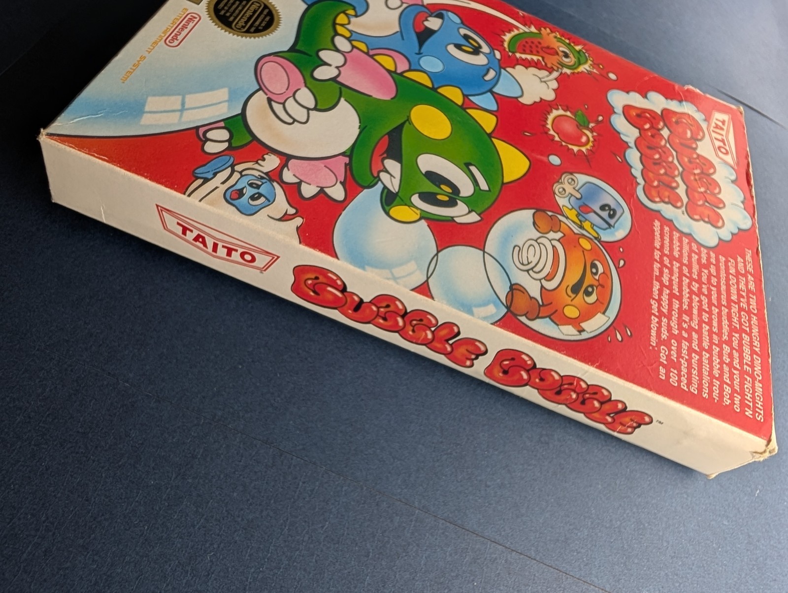 NES Bubble Bobble: Nintendo Complete In Box CIB – TESTED