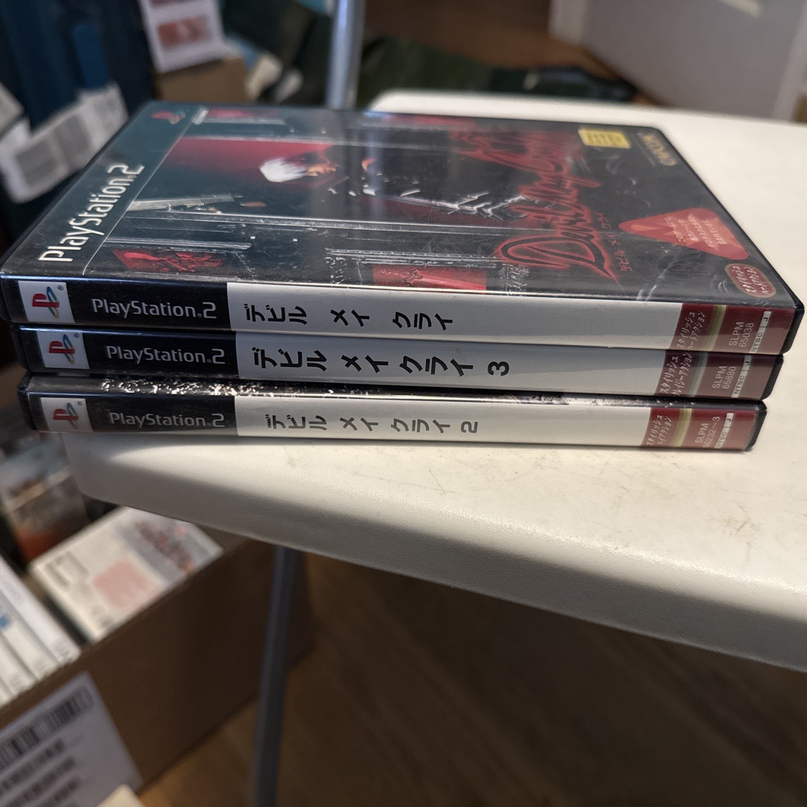 Play Station2 Games Devil May Cry Lot Of 3 Games , Japan Version