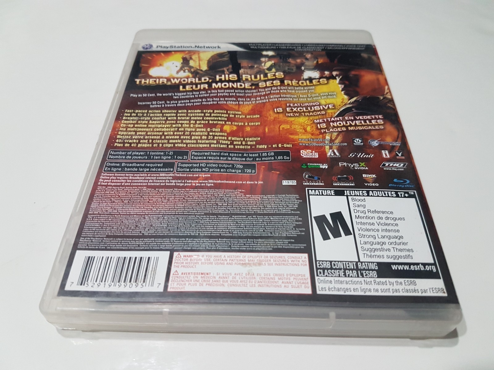 50 Cent: Blood On The Sand [PS3] [PlayStation 3] [2009] [Complete!]