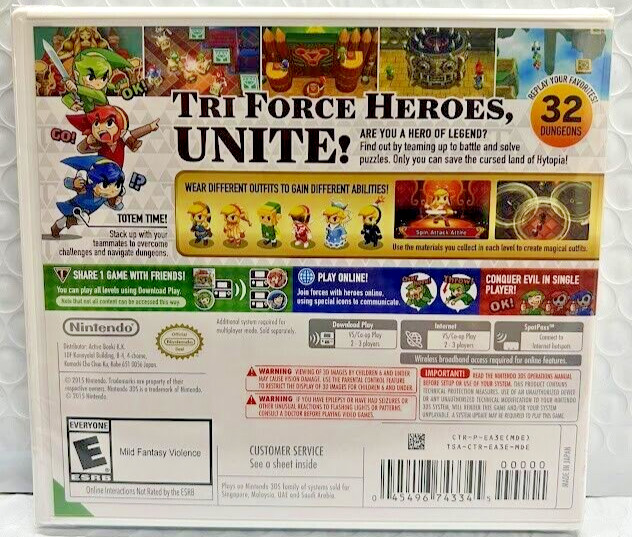 The Legend of Zelda 3DS Game New Mega Bundle