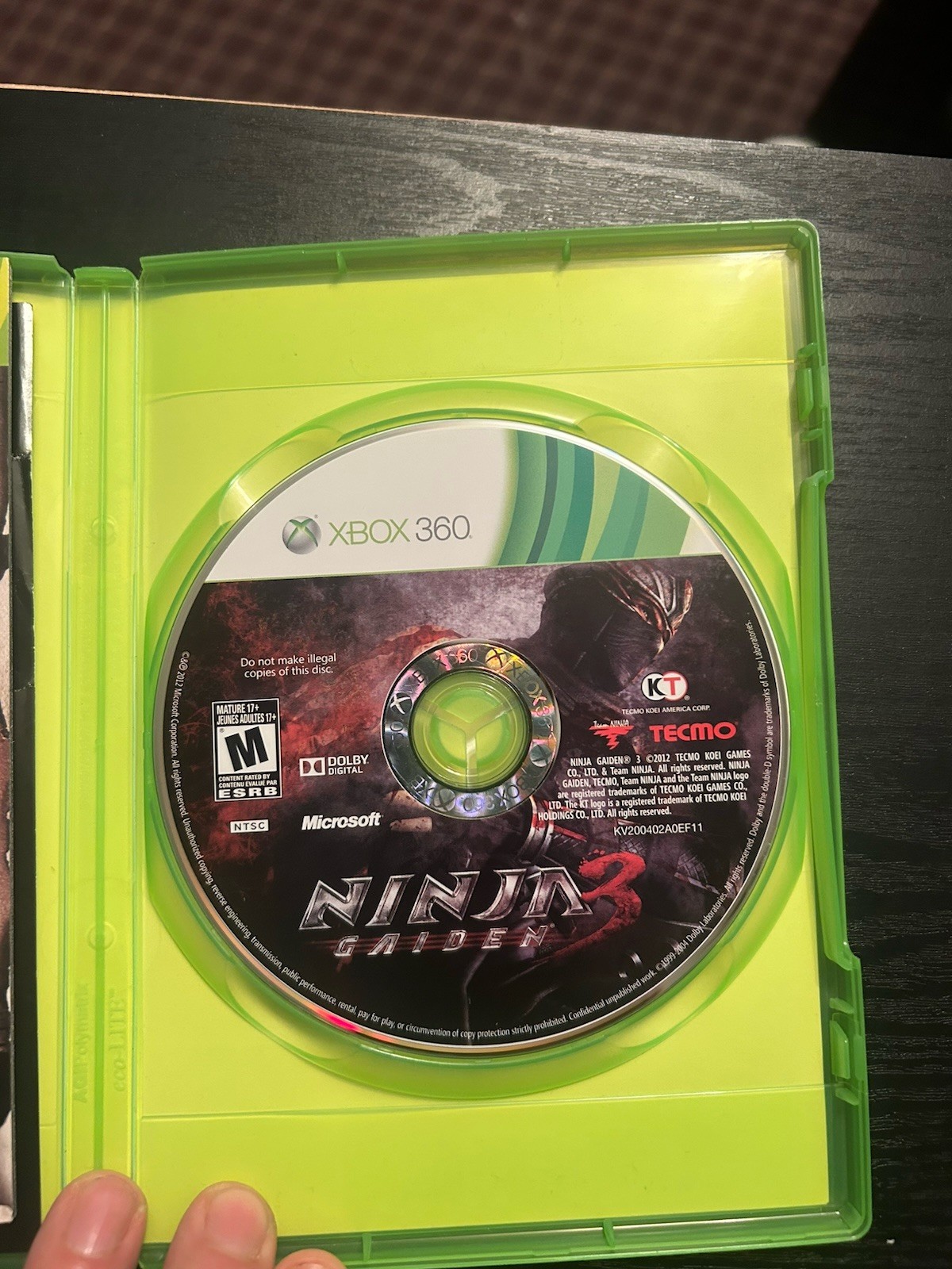 Ninja Gaiden 3 – Microsoft Xbox 360 CIB! Tested!