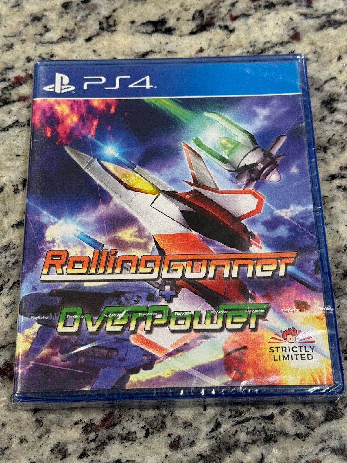 ROLLING GUNNER + OVER POWER PS4 Strictly Limited Games NEW + FREE US SHIPPING!