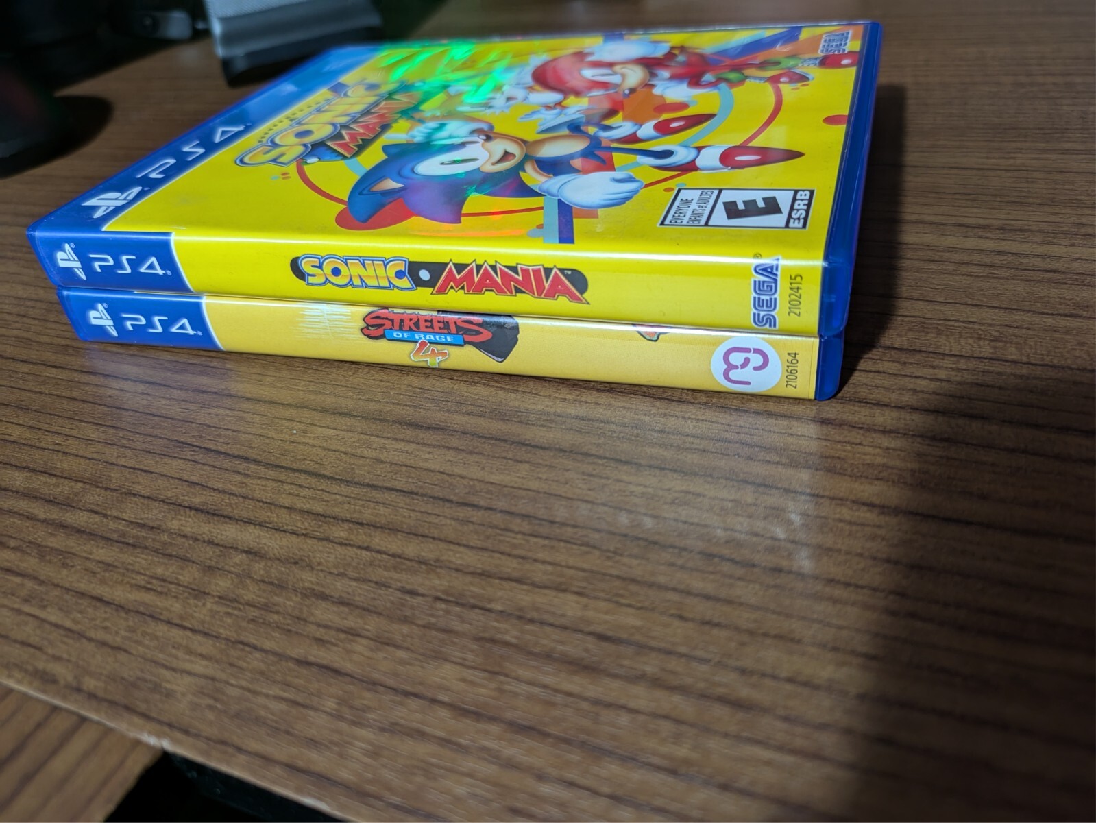 PS4 2 game lot Sonic Mania Streets of Rage 4 Sega Dotemu